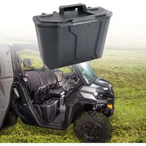 Removable Storage Bin Compatible with Can Am Defender, Passenger Underseat Waterproof Storage Box Compatible with HD5/HD8/Max HD8/HD10/Max HD10 2016-2023,Replace #715003314