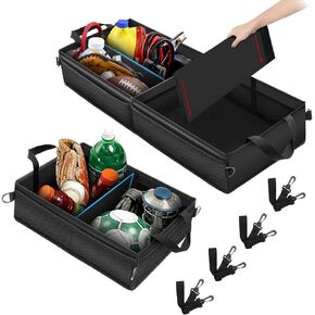 Chevrolet Silverado 1500 2500 /GMC Sierra 2011-2025 Truck Under Bench Seat Storage with Removable Divider 600D Oxford Cloth, truck accessories Mesh Organizer