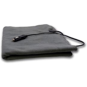SA877 12V Electric Heated Lap Blanket, Gray