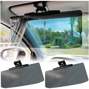 Car Visor for Car (Upgraded Version to Block Harmful UV Rays) Adjustable Angle, Anti-Glare 12.6'' x 6'' Safe Driving Car Accessories Sun Visor Extender, Universal for Cars, Trucks, SUVs. (1Pcs)