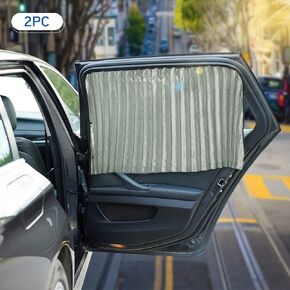 ZATOOTO 4 PCS Side Window Sun Shade Black Privacy Sunshade - Magnetic Curtain Blinds Covers - Keeps Cooler Screen for Sleeping Camping Accessories