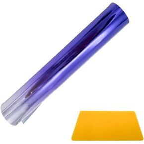 Car Window Sun Visor Strip Tint Film, Auto Tint Film for UV Rejection and Heat Reduction, Front Windshield Solar Protection Film for Shading and Filtration, Car Accessories (Gradient Black)