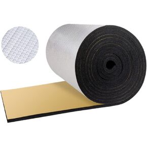 Heat Sound Deadening Insulation Mat-394mil 6.4sqft Car Sound Deadening Mat,Automobile Insulation Sound Deadener for Car Hood Trim Roof Door (394mil/40"x24" (6.4sqft))