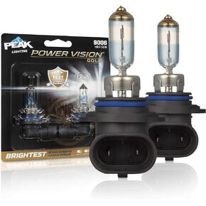 PEAK Power Vision Gold Automotive High Performance 9006/HB4 55W Headlight Bulbs (2 Pack) in Saudi Arabia