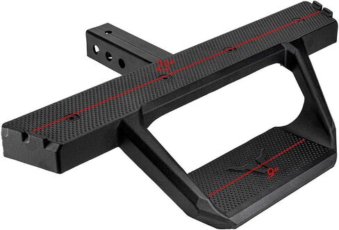 Cobra-Tek Bully Black 2 "الفئة III 2 مرحلة وصلة الاستقبال المصد خطوة سوداء مسحوق مطلي بوزن 350 رطل للخدمة الشاقة in Saudi Arabia