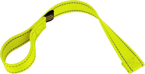 Country Brook Design - 1 Inch Winch Hook Pull Strap with Reflective Nylon - Black in Kuwait