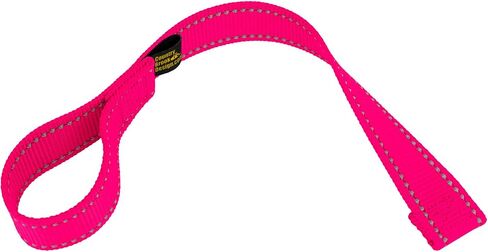 Country Brook Design - 1 Inch Winch Hook Pull Strap with Reflective Nylon - Black in Kuwait