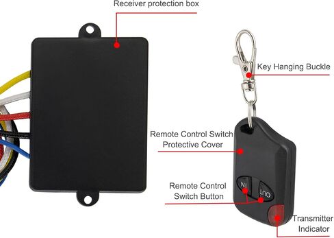 Ggeneric Wireless Winch Remote Control Kit Universal 12V Handset Switch Controller 100 Feet for ATV Truck Jeep SUV Car by IVONNEY in Saudi Arabia
