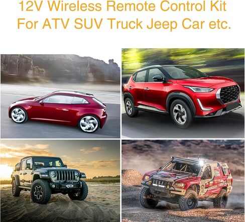 Ggeneric Wireless Winch Remote Control Kit Universal 12V Handset Switch Controller 100 Feet for ATV Truck Jeep SUV Car by IVONNEY in Saudi Arabia