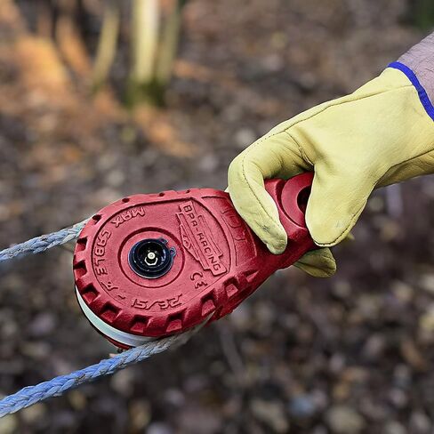 BPA-RACING كتلة خطف 10 طن | كتلة البكرة بمقبض سهل الإمساك | تعمل مع 3/4 حلقات على شكل حرف D وحبل صناعي يصل إلى 15/32 بوصة | ملحقات الرافعة شديدة التحمل | مجموعة الطوارئ للتعافي من الطرق الوعرة in Kuwait