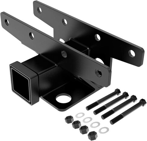 جهاز استقبال وصلة الجر باللون الأحمر الناري متوافق مع جيب رانجلر JL 2018-2023 / JLU 2 باب و4 أبواب، وصلة استقبال مقطورة JL الخلفية مقاس 2 بوصة in Kuwait