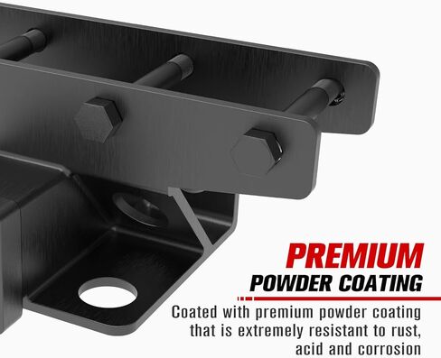 جهاز استقبال وصلة الجر باللون الأحمر الناري متوافق مع جيب رانجلر JL 2018-2023 / JLU 2 باب و4 أبواب، وصلة استقبال مقطورة JL الخلفية مقاس 2 بوصة in Kuwait