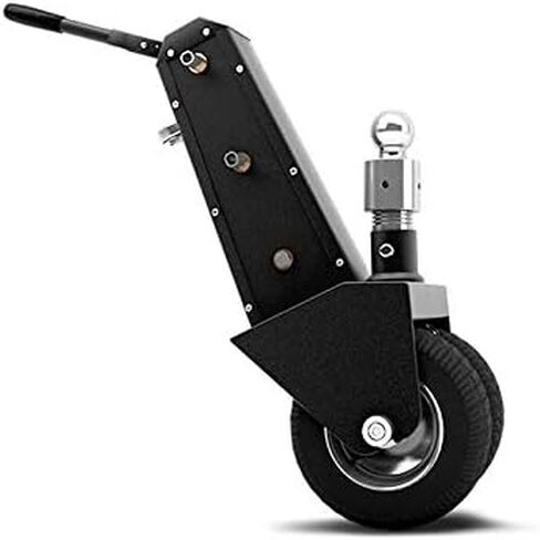 إطارات مطاطية Trailer Valet XL25 Trailer Dolly "Never Flat" - سعة سطح مستو 10,000 رطل، مزودة بمحرك مع ملحق مثقاب متضمن، فرامل تلقائية، فولاذ مقاوم للصدأ، عربات سكن متنقلة ومقطورات أسهل in Saudi Arabia