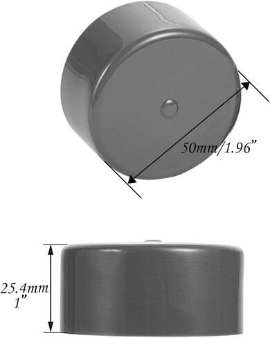 SDTC Tech Trailer Wheel Bearing Protector Sets 1.98 Inch Stainless Steel Bearing Protectors with Bearing Dust Cover Caps for Trailer Boat (Grey and Chromed, 1 Pair) in Kuwait