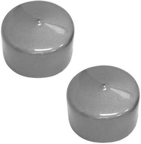 SDTC Tech Trailer Wheel Bearing Protector Sets 1.98 Inch Stainless Steel Bearing Protectors with Bearing Dust Cover Caps for Trailer Boat (Grey and Chromed, 1 Pair) in Kuwait