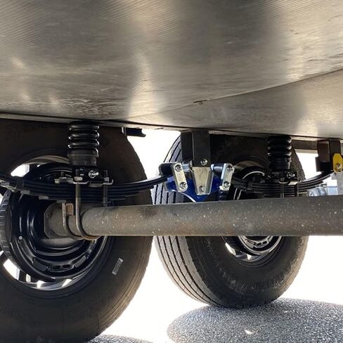 SuperSprings Trailer SumoSprings لمحور المقطورة مع 5000-8000 GAWR، تكوين الزنبرك السفلي | سعة 1000 رطل عند ضغط 50% | عبوة من 4 قطع، صُنعت في الولايات المتحدة الأمريكية | خدمات الدعم التقني-106-47 in Saudi Arabia