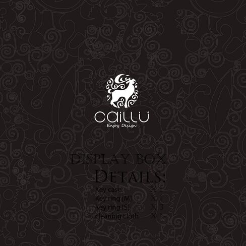 CAILLU سلسلة المفاتيح الجلدية الخفافيش للرجال الهدايا والنساء حافظة مفاتيح السيارة، مفاتيح البوب ​​حلقة غطاء حامل لتخزين المواد للرجال in Saudi Arabia
