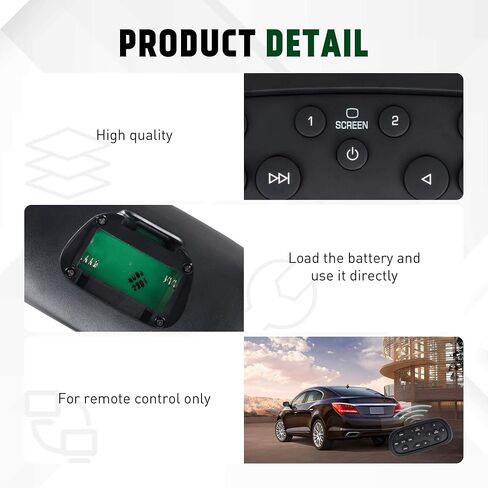 XIMAKA 84012997 DVD الترفيه شاشة عرض علوية بديلة للتحكم في 2014-2020 Chevy Silverado 1500/2500/3500HD، GMC Sierra/Yukon، Cadillac وBuick Replace# 23352035,23432161 in Kuwait