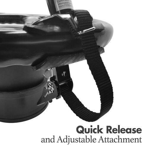 Steering Wheel Knob Spinner - Quick-Release and Bearingless for a Long Life - Ideal for Truck Drivers - Universal Easy Install - Stealth Model in Saudi Arabia