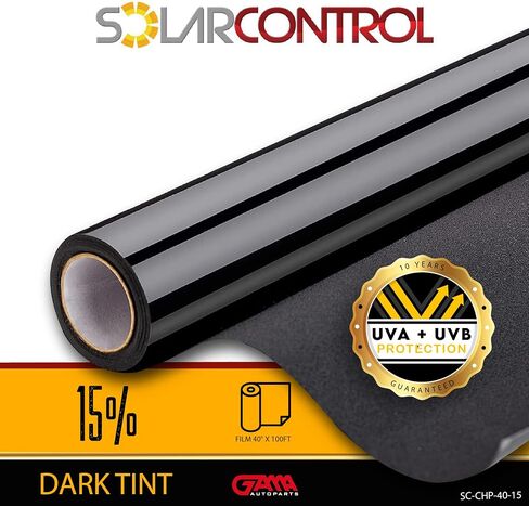 SOLARCONTROL Window Tint Car Film 40" X 100FT Carbon High Performance Shade Roll Universal Fit Privacy UV Sun Block and Scratch Resistant (35% Medium Shade) in Kuwait
