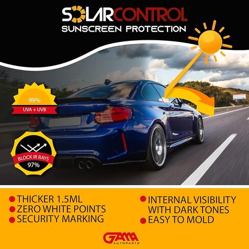 SOLARCONTROL Window Tint Car Film 40" X 100FT Carbon High Performance Shade Roll Universal Fit Privacy UV Sun Block and Scratch Resistant (35% Medium Shade) in Kuwait