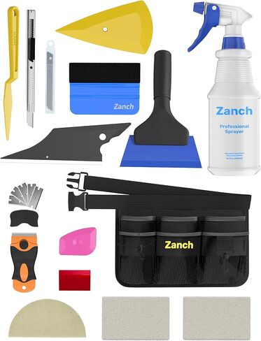 مجموعة تظليل نافذة السيارة، مجموعة تظليل نافذة السيارة، أدوات تظليل النوافذ [مع زجاجة رذاذ] [حقيبة الخصر] أدوات تظليل ممسحة تظليل النوافذ للزجاج الأمامي، تنظيف الباب الزجاجي، مجموعة تظليل النوافذ للحماية من الشمس in Kuwait