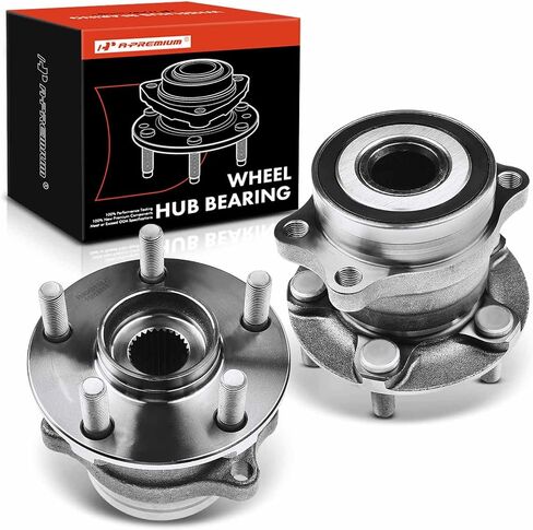 A-Premium 2 × محمل العجلات الخلفية ومجموعة المحور مع 5 عروة متوافقة مع Subaru Forester 2014-2018، Impreza 2012-2021، Crosstrek 2016-2021، XV Crosstrek 2013-2015، استبدال # 512518 in Saudi Arabia