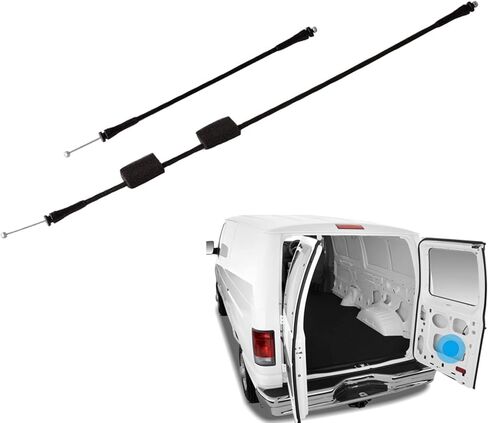 كابل مزلاج الباب متوافق مع Ford E150 E250 E350 E450 E550 Van 1992-2014 الباب الخلفي الأيمن للشحن، كابل استبدال الجانب الأيمن الخلفي 8C2Z15431A02C 924-351 in Kuwait