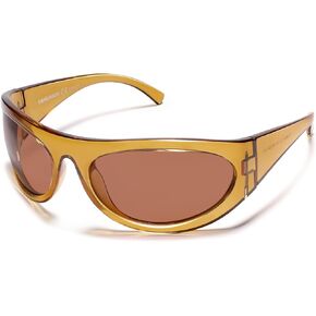 VANLINKER Polarized Wrap Around Sunglasses for Women Men Trendy Sporty Style Oversized Shield Frame VL9814