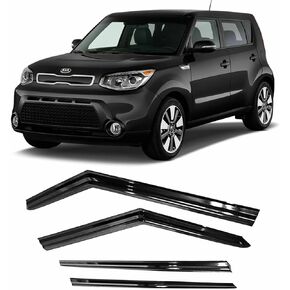 شريط عاكس النافذة الجانبية JSP خارج القناة، واقي المطر لكيا سول 2020-2022، أكريليك دخاني داكن، شريط لاصق مثبت على الرياح/الشمس/المطر، مجموعة من 4 قطع in Kuwait