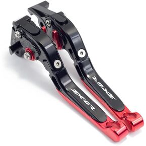 for Kawasak ZX6R ZX 6R 636 ZX6 R ZX-6R ZX636 2019-2023 Folding Extendable Adjustable Brake Clutch Levers Accessories CNC Aluminum Alloy Ninja zx-6r Hand Brake Lever (D)