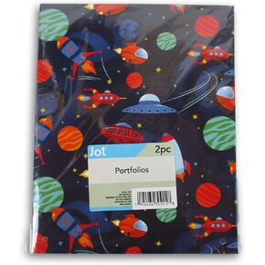 Craft Supply 2 Pocket Portfolio Folder - 9.5 x 11.5 Inches (Donuts & Girl Power)