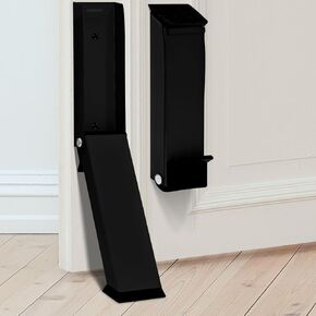 Door Stopper,No Drilling Door Stop,Door Holder to Keep Door Open,Kick Down Door Stopper,Door Stops for Bottom of Door,Hold Open Folding Door Stop,Doorstop with Rubber Tips (White)