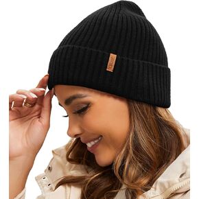 Winter Beanie Hat for Men Women, Double-Layered Knit Cuffed Hat, Multiple Colors Available - Keep Warm and Stylish