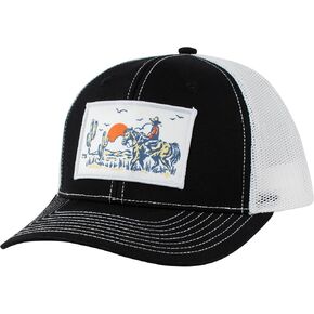 WOLFHUNT Trucker Hat Men Women Baseball Cap 6-Panel Ballcap Adjustable Snapback Hat Mesh Back, Perfect for Casual and Outdoor