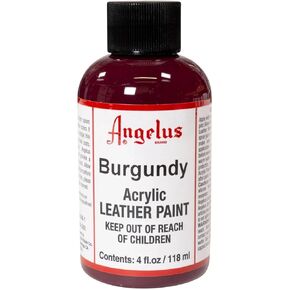 طلاء جلد أكريليك Angelus باللون العنابي 4oz