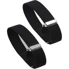 Elastic Sleeve Armbands,Men's Suspenders for Women Men, 1 Pair Black