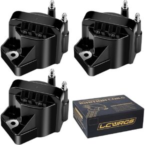 LCWRGS 3PCS Ignition Coil Pack for 3.8 V6 Buick LeSabre Regal Park Avenue Chevy Impala Monte Carlo Camaro Pontiac Grand Prix 1995 1996 1997 1998 1999 2000 2001 2002 2003 2004 2005 Replaces D555