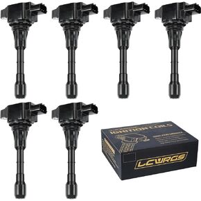 Set of 6 Ignition Coil Pack fits for 2008 2009 2010 2011 2012 2013 Infiniti G37 M37 EX37 Nissan 370Z 3.7 Coils Replaces UF617 22448EY00A