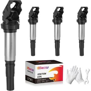 Pack of 4 Ignition Coil Pack Compatible with 2007-2015 Mini Cooper/ 2011-2016 Cooper Countryman L4 1.6L Replacement for 12137575010 UF598 UF-598 C1692