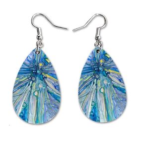 Maureen Claffy Artist Collection | Angel Gabriel Teardrop Dangle Earrings Set | Cute Girls Womens Jewelry Earings | Holiday Gifts | Summer Decorations Girlfriend Wife Adorable Fashion Accessories