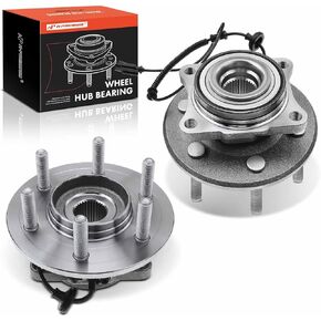 A-Premium 2 x Rear Wheel Bearing and Hub Assembly with ABS & 6-Lug Compatible with Ford Expedition 2015-2017, Lincoln Navigator 2015-2017