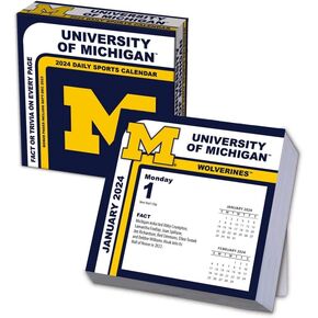 Turner Sports Michigan Wolverines 2025 Box Calendar (25998053015)