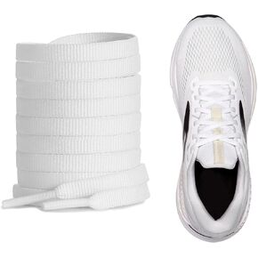 UamGlsob Runing Shoe Laces for Brooks Sneakers, 1/4"(6mm) Stripe Flat Shoelaces Replacement Strings