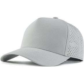 BOTVELA Men Adjustable Snapback Baseball Cap Cooling Vented Performance Cap Laser Cut Mesh Hat