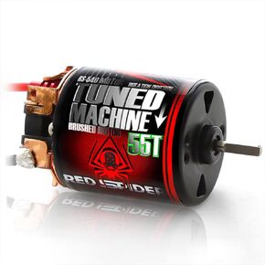 RC Car Motor Waterproof 540 Brushed Motor 15T 25T 35T 45T 55T 80T for 1/10 RC Crawler Car Axial SCX10 Scx24 Traxxas TRX4 AXI03007 90046 D90 Redcat Gen8 RC Monster Short Truck Car Boat (55T)