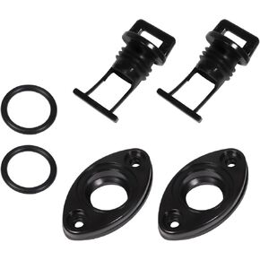Drain Plug with O-Ring and Base for Sea-Doo for Yamaha for Polaris Gas Tank Replace 292000187 ‎292-000-187 F1S-U2280-00-00 F1S-U2280-02-00 1060125 (2 Packs)
