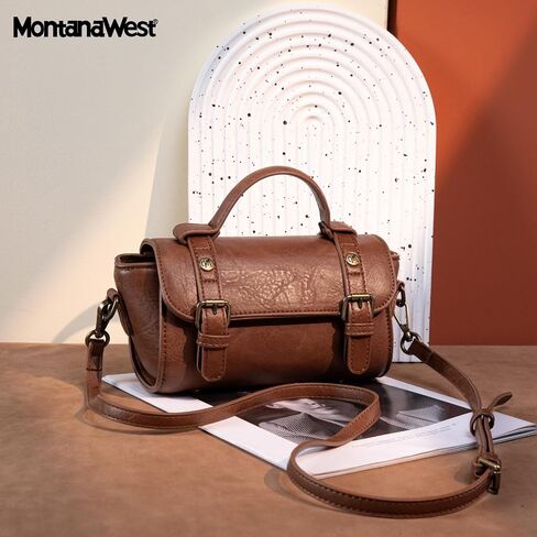 Montana West Small Messenger Satchel Purses Vintage Saddle Crossbody Bag in Saudi Arabia