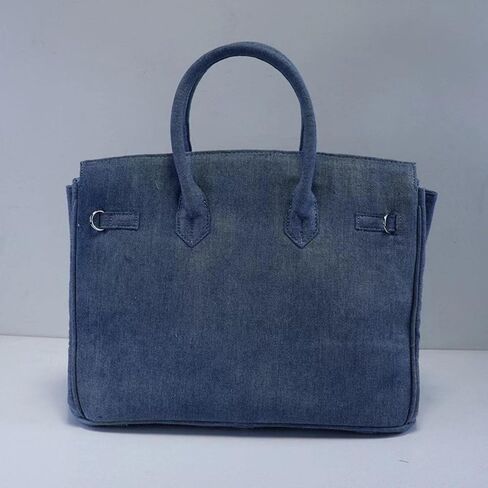 Women's Denim Wallet Tote Large Capacity Satchel Underarm Bag for Beach Travel Daily Shopping Top Shoulder Bag in Kuwait