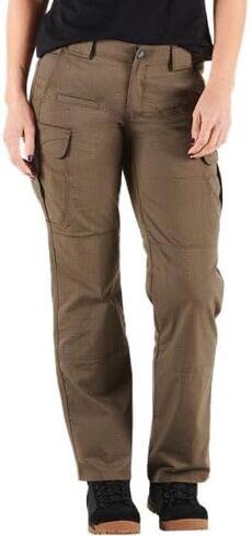 5.11 Tactical Women's Stryke Covert Cargo Pants, Stretchable, Gusseted Construction, Style 64386, Coyote, 18 Regular in Saudi Arabia